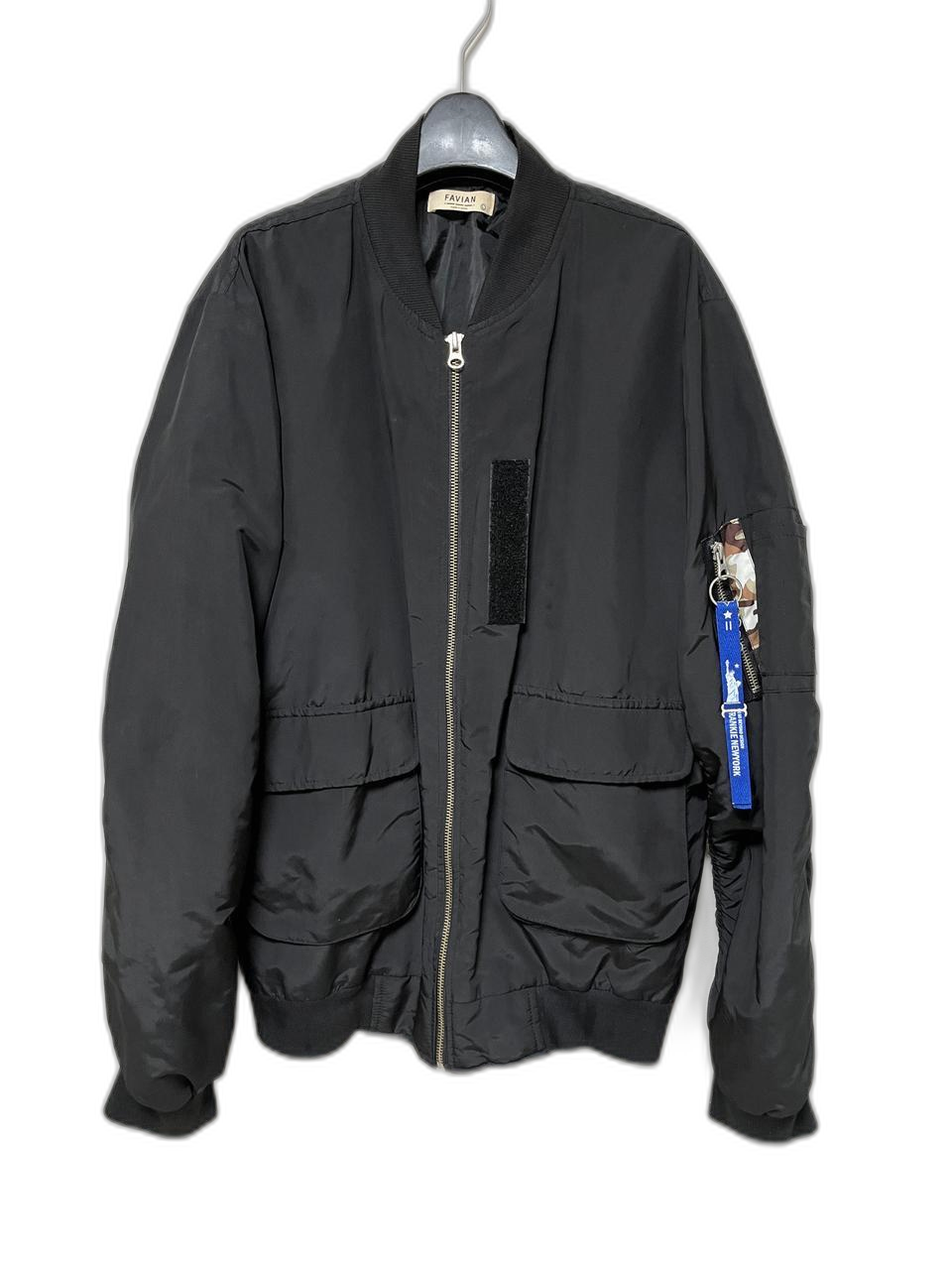 (L) 남성 바람막이 블루종 항공 점퍼 한번 착용