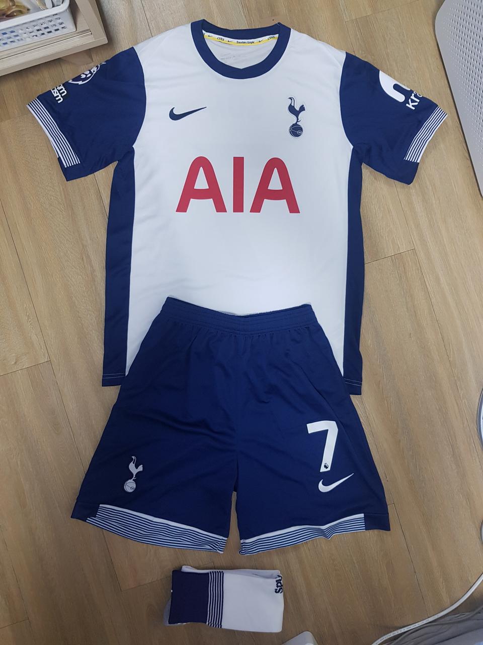 24-25시즌 토트넘 손흥민 축구 유니폼 상하의세트 판매