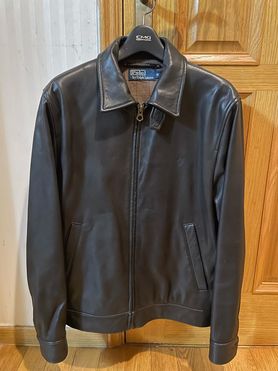 폴로 램스킨 레더 자켓