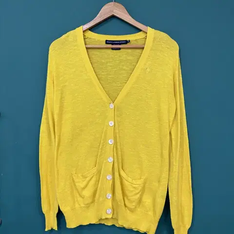 랄프로렌스포츠 린넨가디건