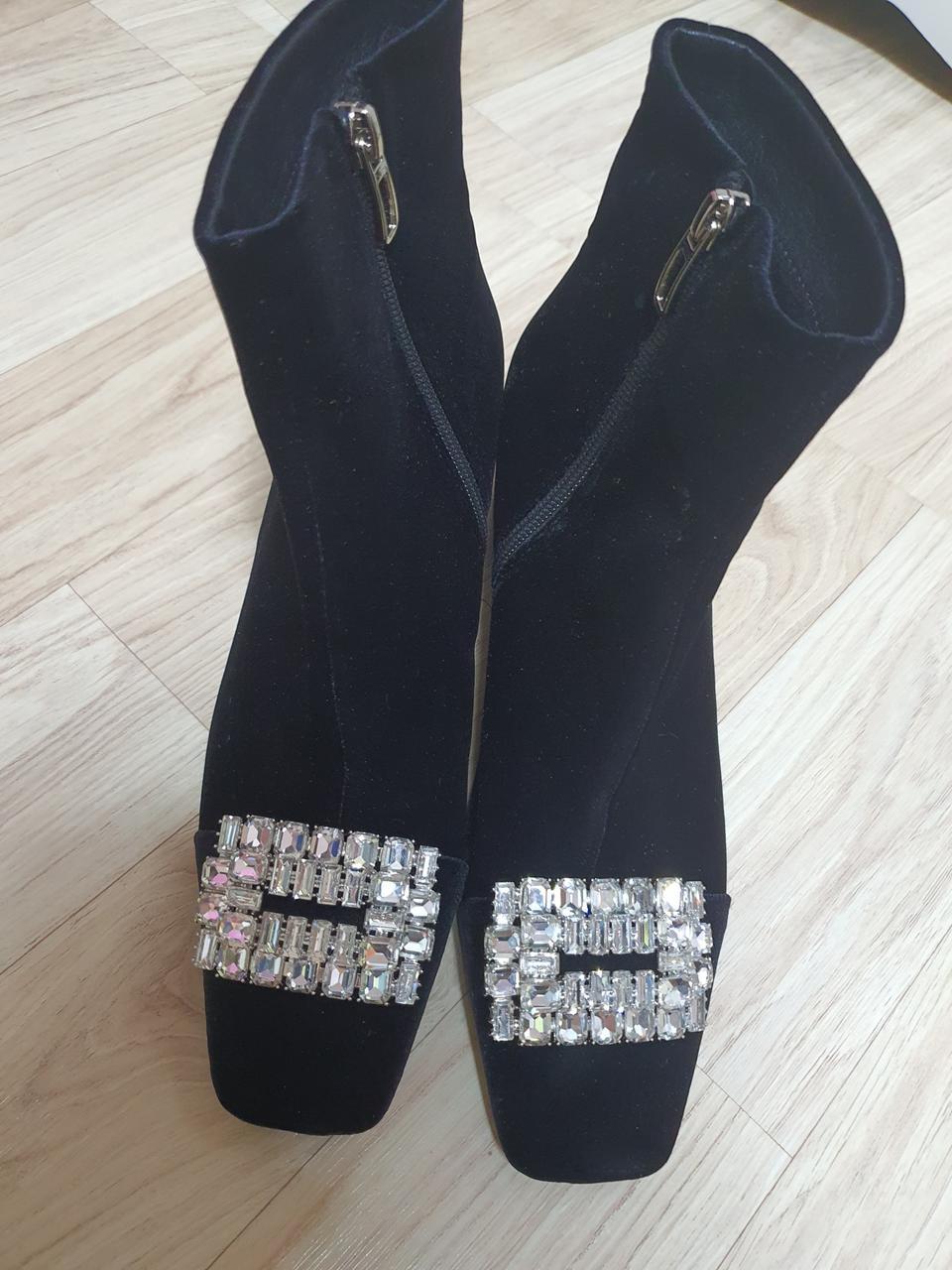 (네고가능)여성 새상품 검정250 워커부츠(상태양호)