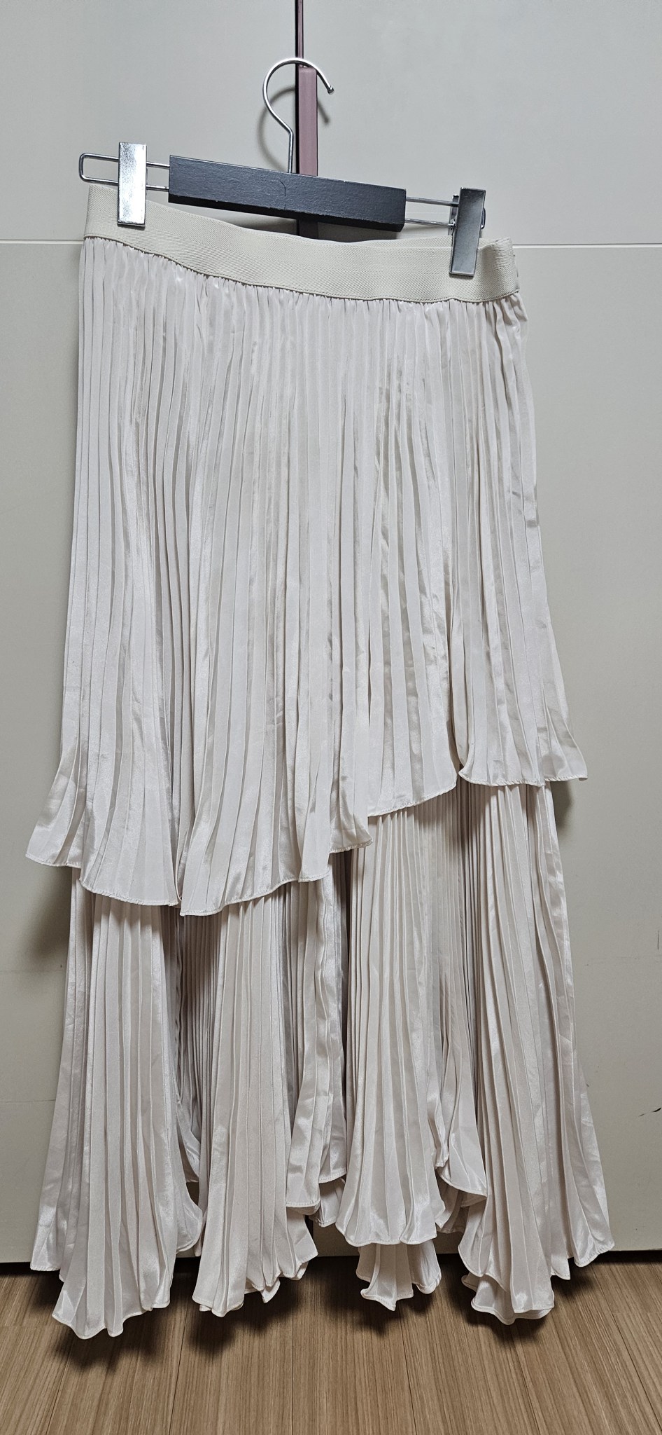 랑방 롱스커트 주름가공