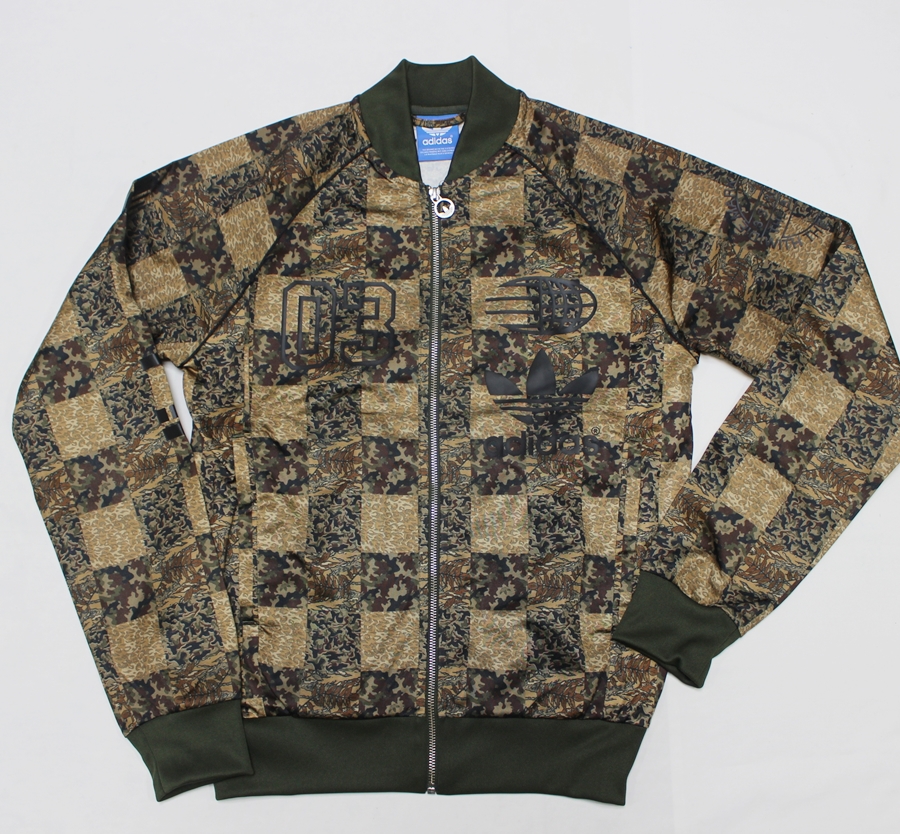 아디다스 남성 95 체커 카모 져지 자켓 깨끗/C06