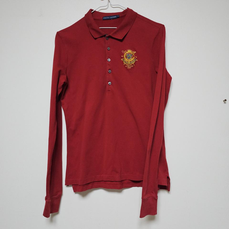 일본 랄프로렌 앰블럼 긴팔카라티