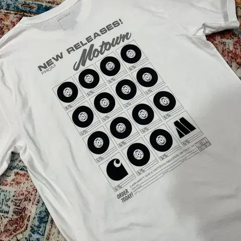 [L] 칼하트x모타운 레코즈 반팔티