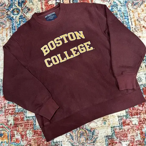 [XL] 00s 챔피온 리버스위브 보스톤 컬리지 스웻셔츠
