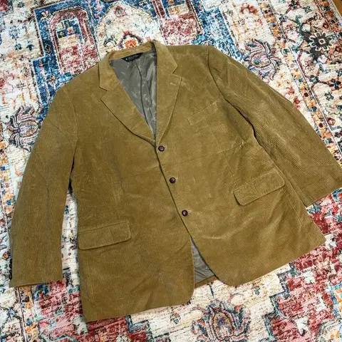 [2XL] 브룩스브라더스 코듀로이 3버튼 블레이저