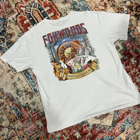 [XL] 하드 록 카페 foxwoods 반팔