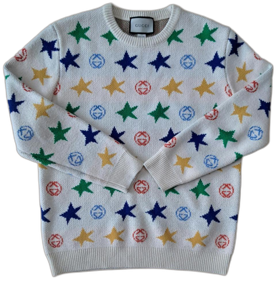 구찌 패턴 니트 L