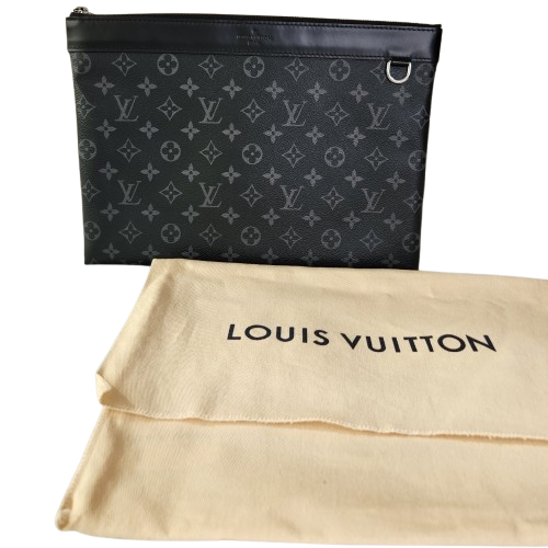 루이비통 포쉐트 디스커버리 모노그램 이클립스 캔버스 클러치 M62291