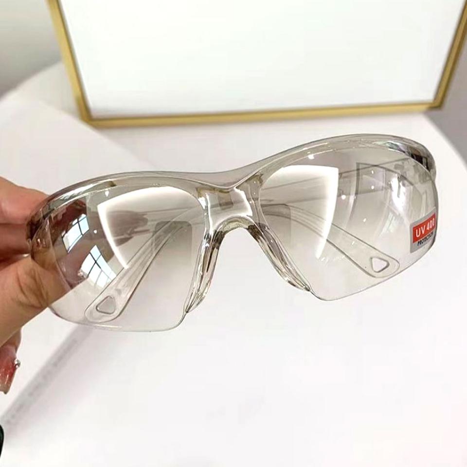 UV400 스포츠 선글라스 고글 투명