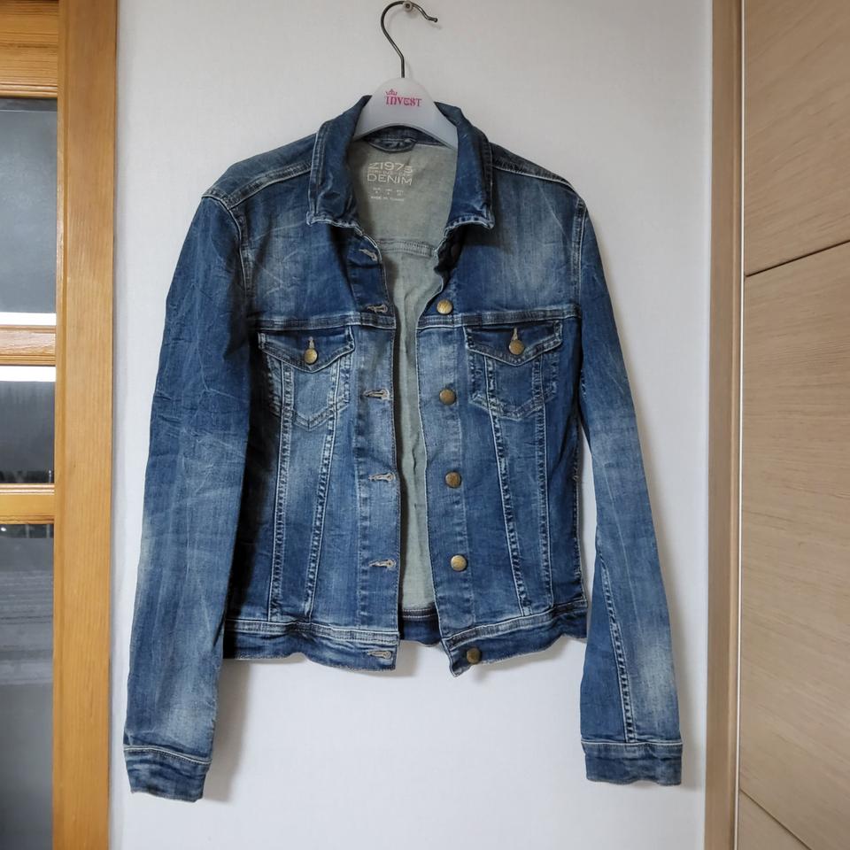 자라 Z1975 데님 여성 청자켓 S