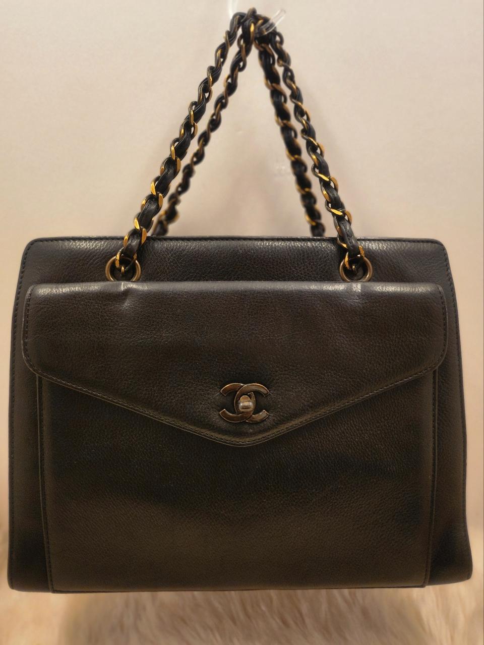 샤넬 클래식 CC 턴락 체인 토트백(정품)