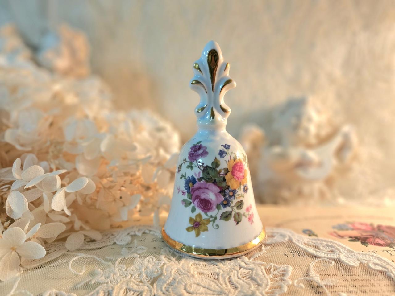 (득템가)이태리 엔틱 플라워 벨