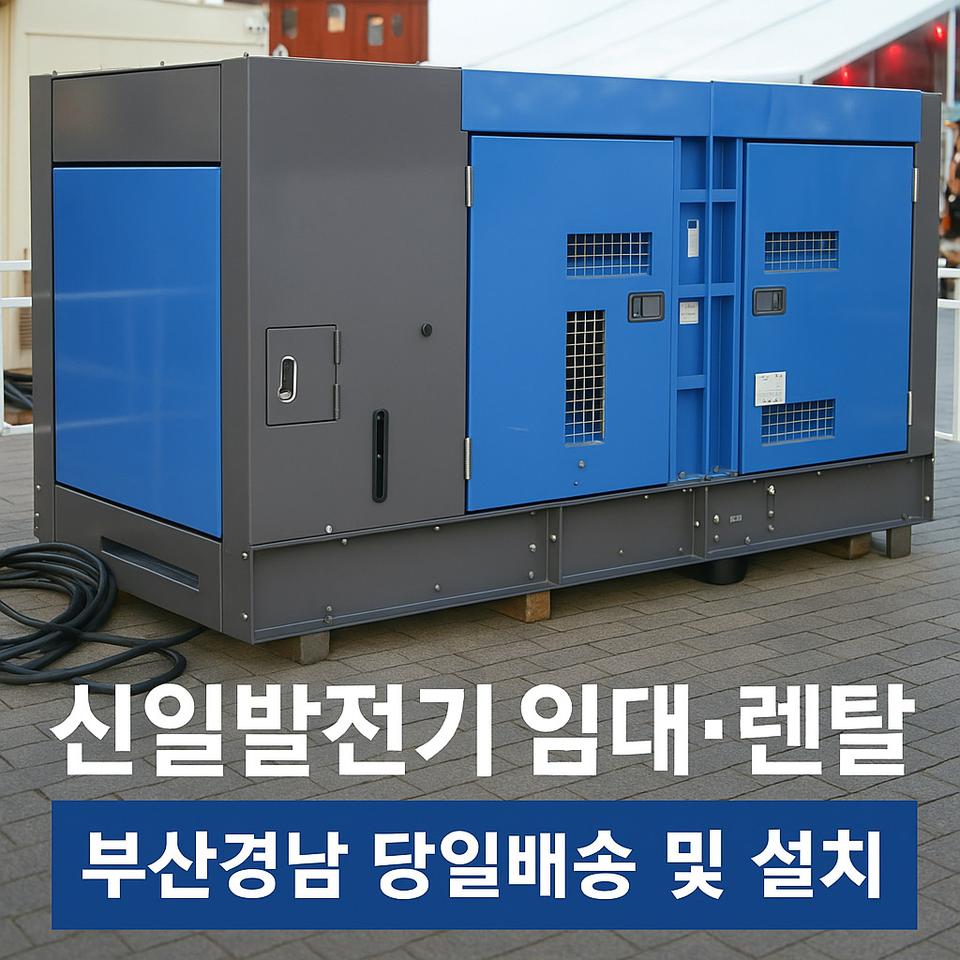 발전기임대 비상발전기 부산경남경북 긴급출동대기
