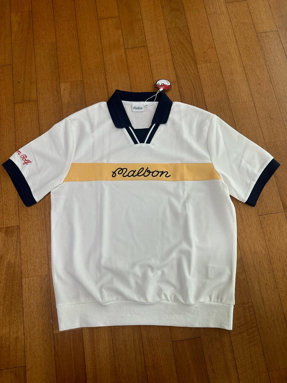 말본 반팔 화이트 m (95-100)