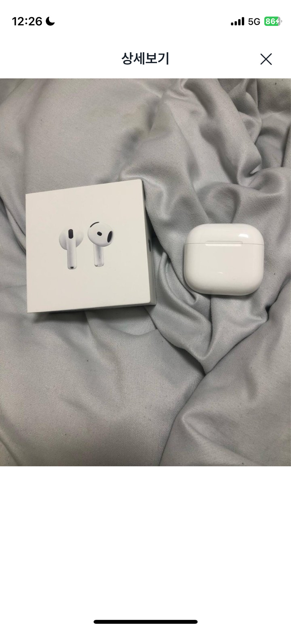 애플 에어팟4세대 노이즈캔슬링x