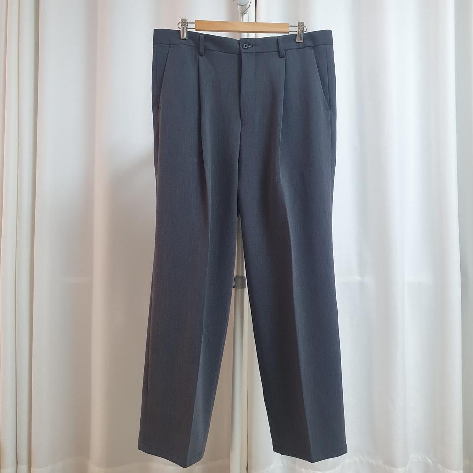 323태그 빅사이즈 그레이 슬랙스 36