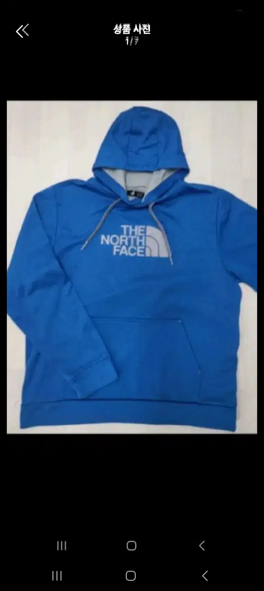 노스페이스(정품)맨투맨후드티.남105XL