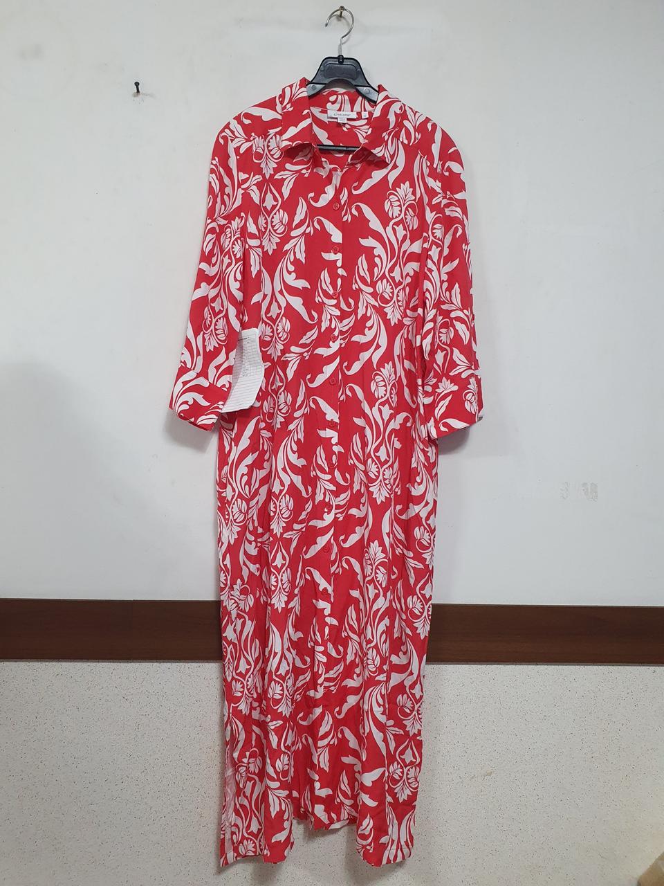 특가새)chico's 셔츠 롱 원피스.맥시.롤업