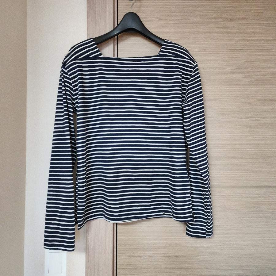 로에일 스퀘어 줄무늬티셔츠