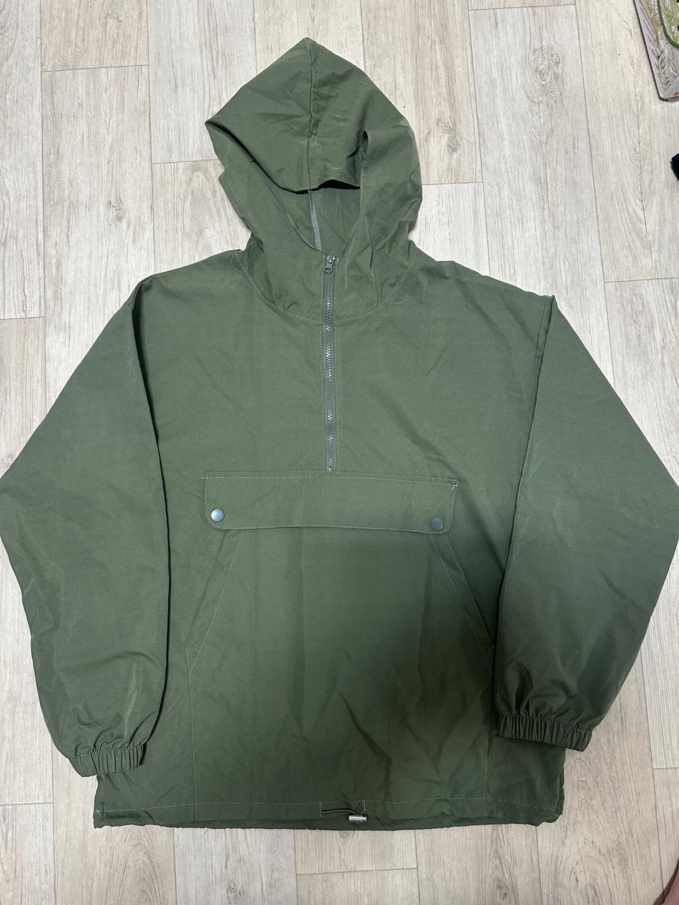 카키 반집업 아노락 후드 팝니다!
