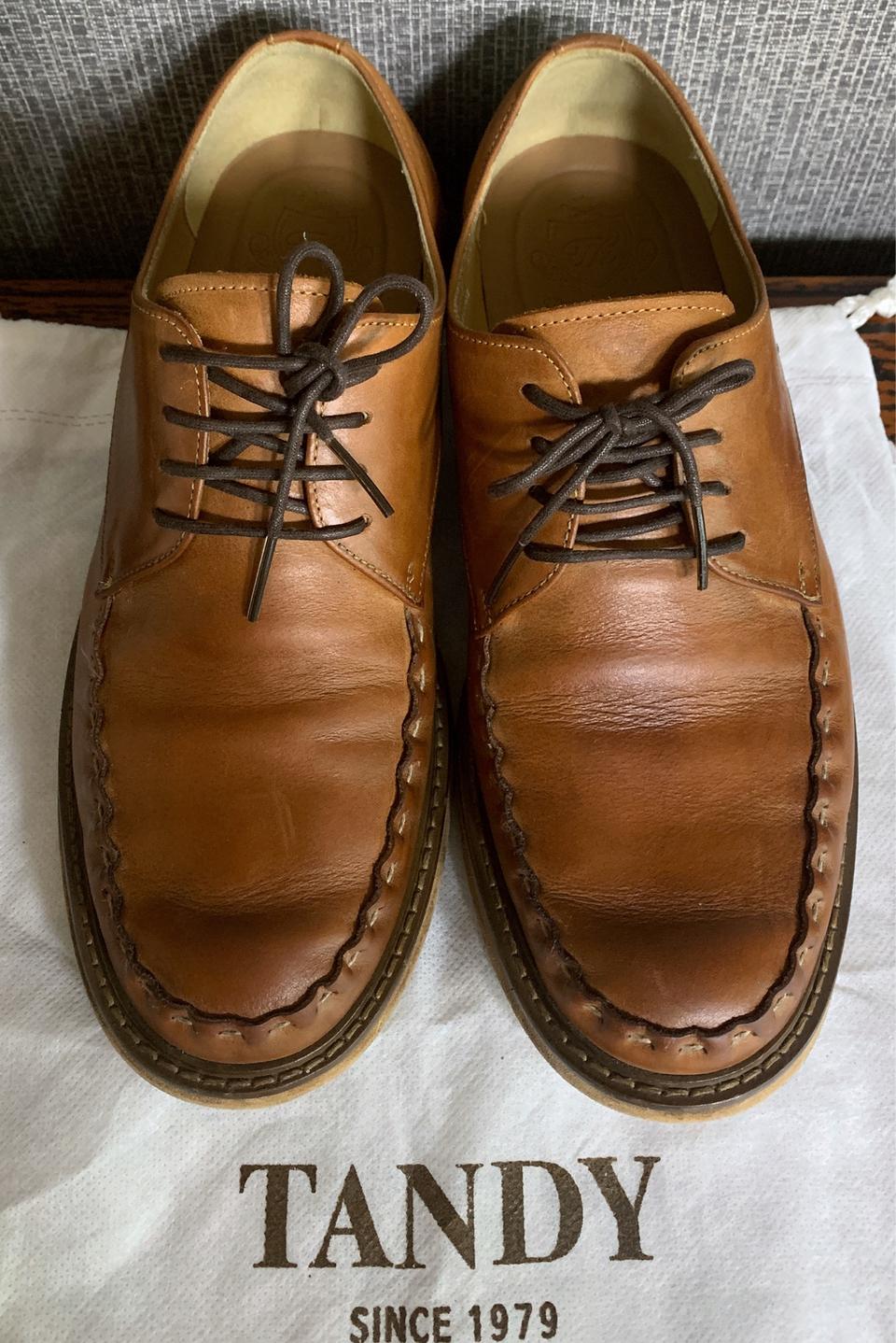 탠디 TANDY 남성 옥스포드 브라운 캐주얼 레이스업 슈즈 구두 로퍼