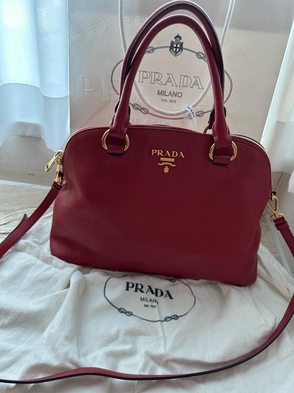 정품 프라다 핸드백
