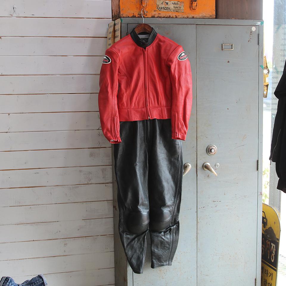 KUSHITANI 레더 레이싱 슈트 (여성용 M)