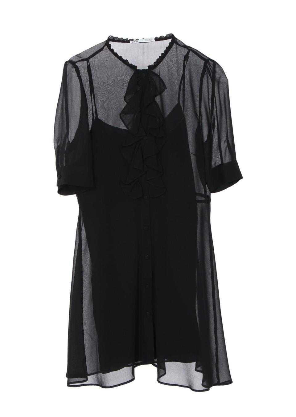 자라 미디원피스 블랙