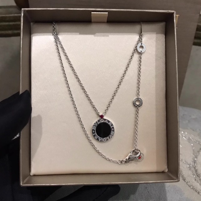 불가리 세이브더칠드런 네크리스 오닉스목걸이