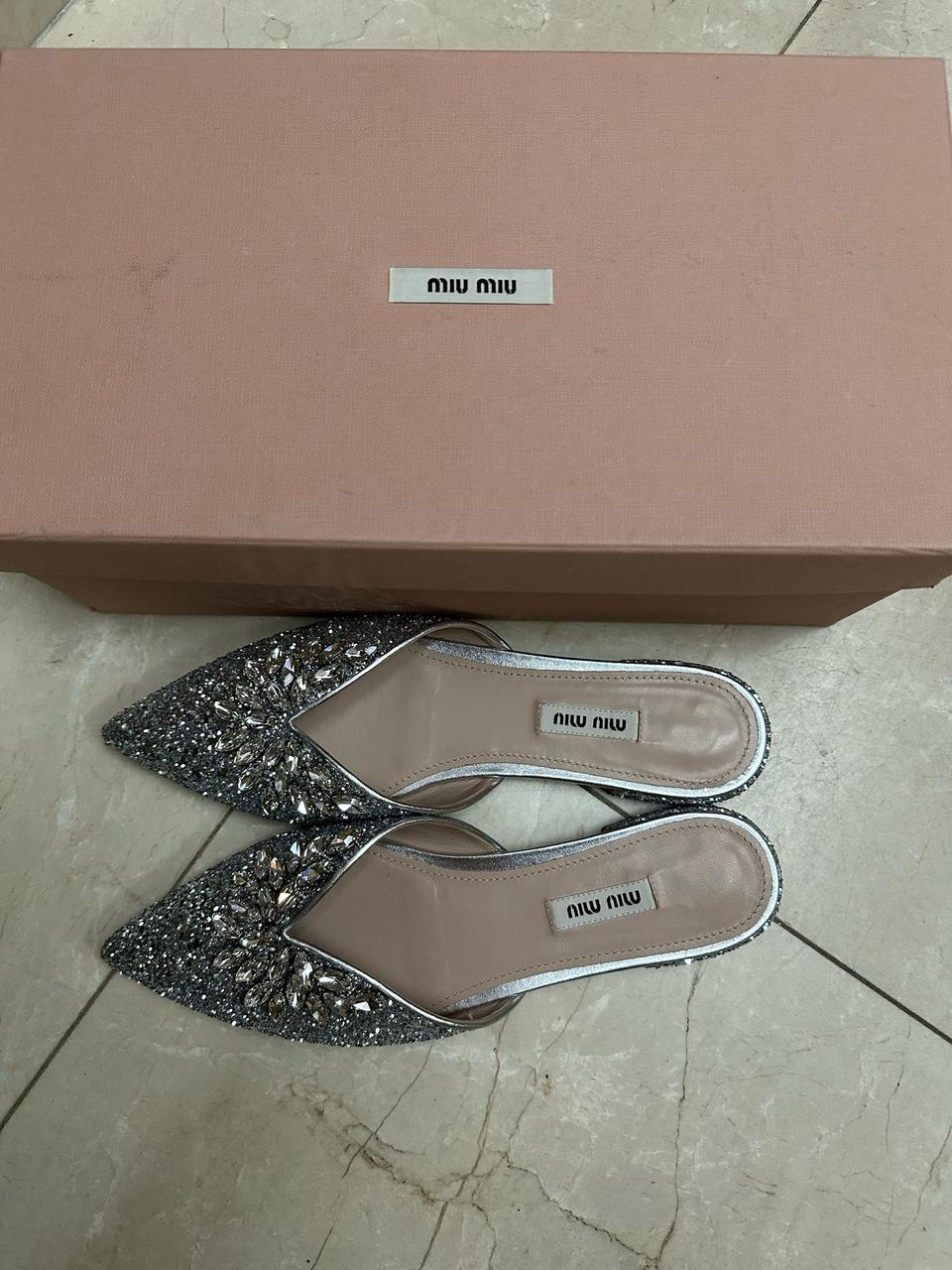 정품 미우미우 뮬