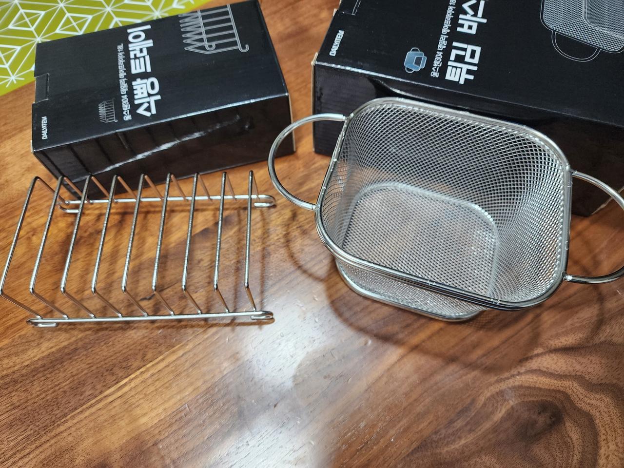 올스텐 304 식빵트레이.튀김바스켓.새제품