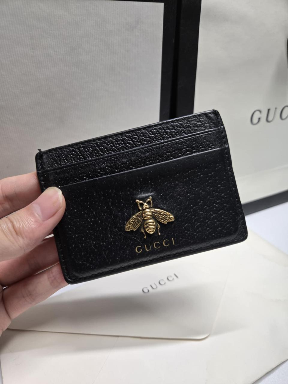 [정품]구찌 애니멀 꿀벌 카드지갑