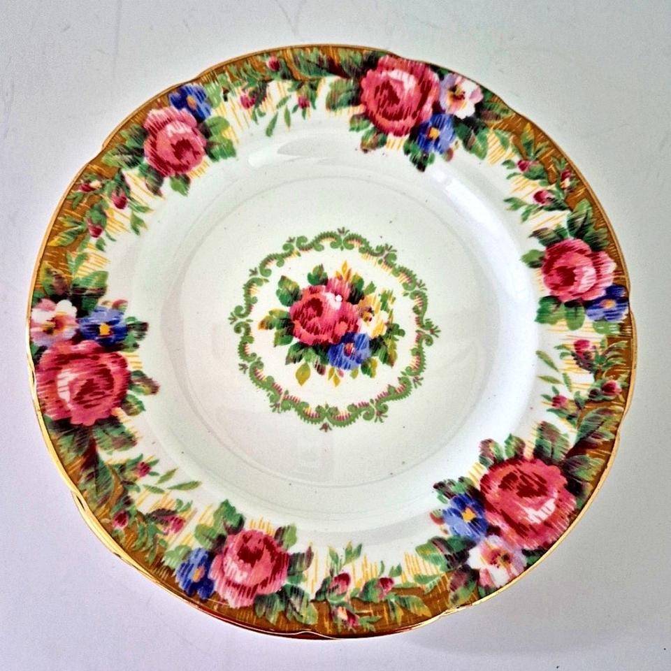 파라곤 타피스트리 로즈 더블 워런트 디저트 접시