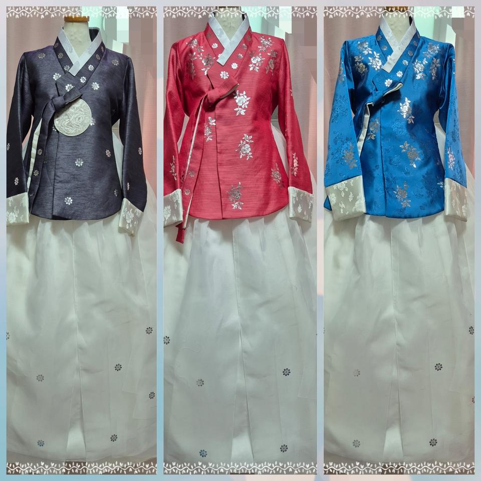 물세탁 가능한 금은박당의와 갈래치마세트