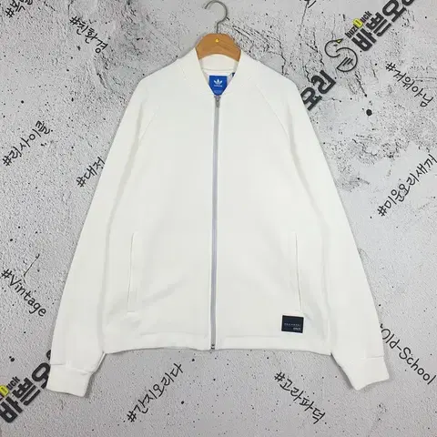 아디다스 오리지널 유로파 블루종 져지 자켓 화이트 3100065