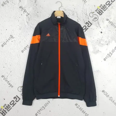 아디다스 ADIDAS 우븐 슬림핏 바람막이 져지 자켓 블랙 3800102