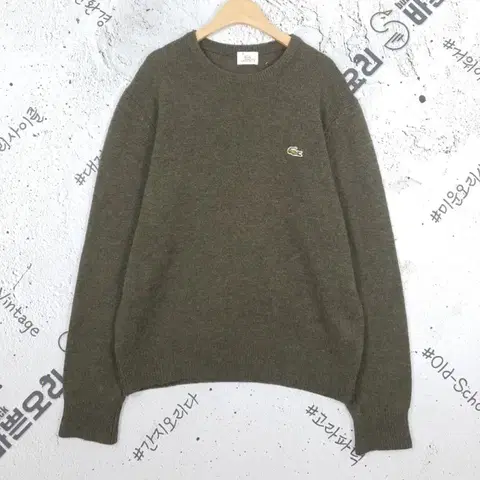 라코스테 LACOSTE 니트 카키 2400007