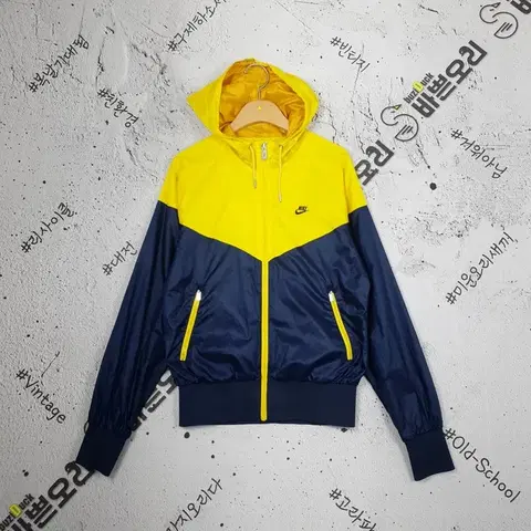 나이키 NIKE 윈드러너 바람막이 자켓 옐로우 네이비 3800150