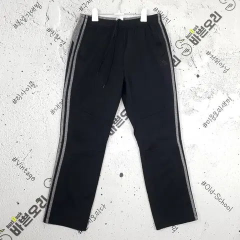 아디다스 ADIDAS 오픈헴 트레이닝 운동 바지 블랙 4400031