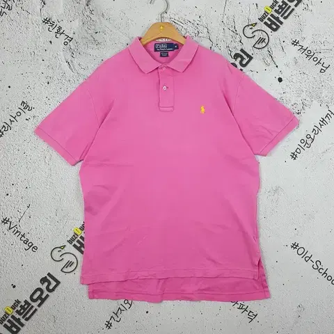 폴로랄프로렌 POLO 반팔 카라티 빈티지 핑크 M 1000053