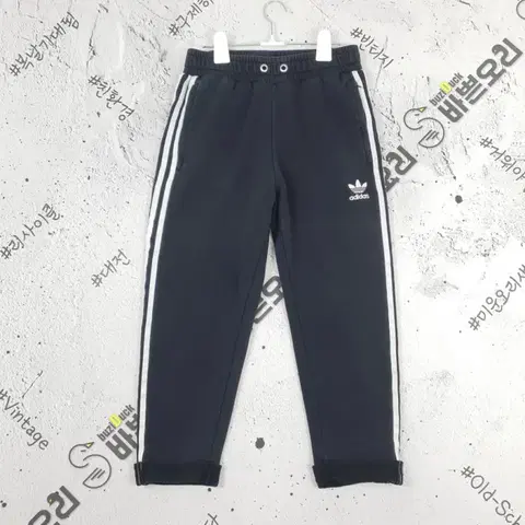 아디다스 ADIDAS 오리지널 트레이닝 긴바지 블랙 4400010