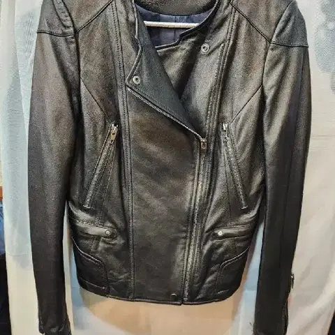 시슬리 양가죽 자켓