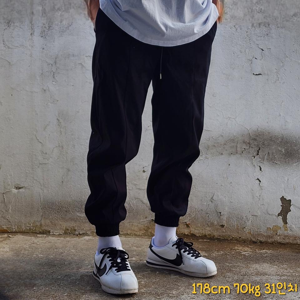 거의새상품* 남녀공용 세븐셀라 국내제작 조거팬츠 조거바지 슬림핏 절개
