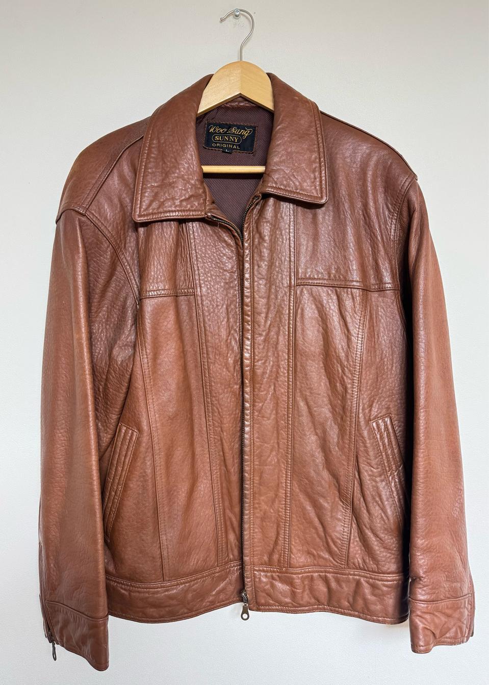 우성 SUNNY 레더 재킷 (L사이즈)