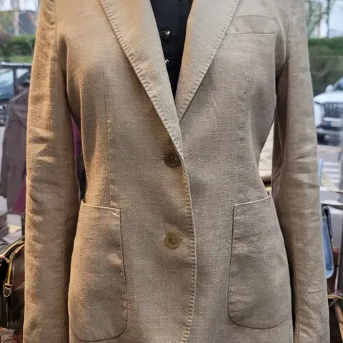 유니클로 린넨 자켓 M