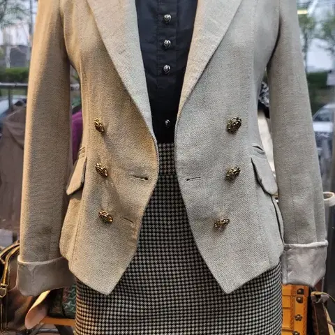 시슬리 모마혼방 자켓 42