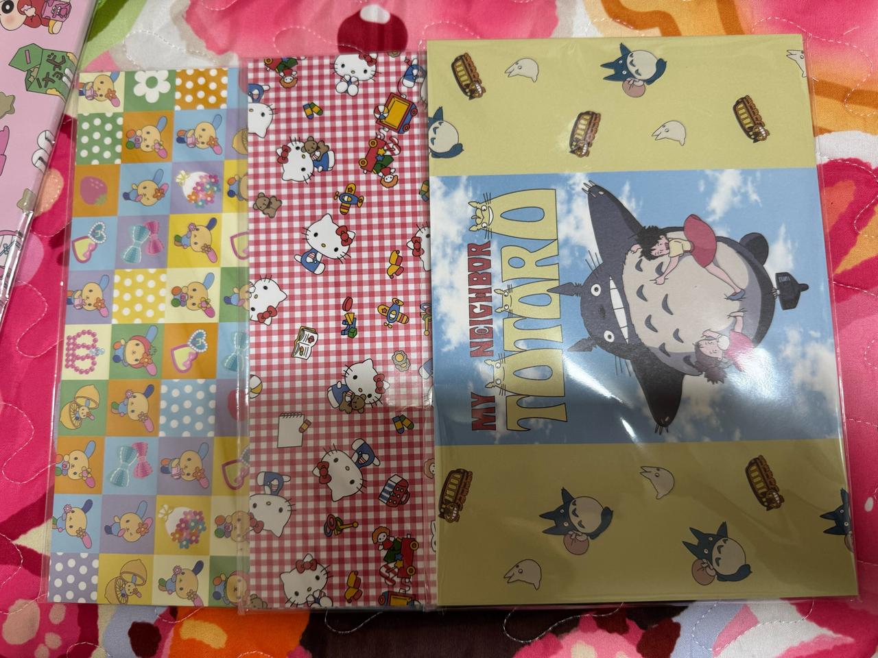 미니 포장지 수봉지 랩핑지(토토로, 키티, 우사하나)