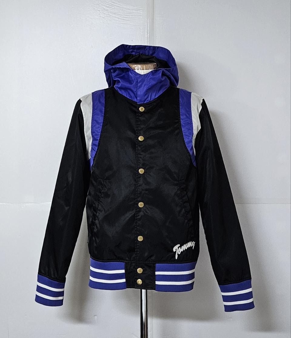 95)타미힐피거 해외판 버튼식 블루종 자켓점퍼